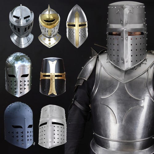 Medieval great bucket helm - bucket,