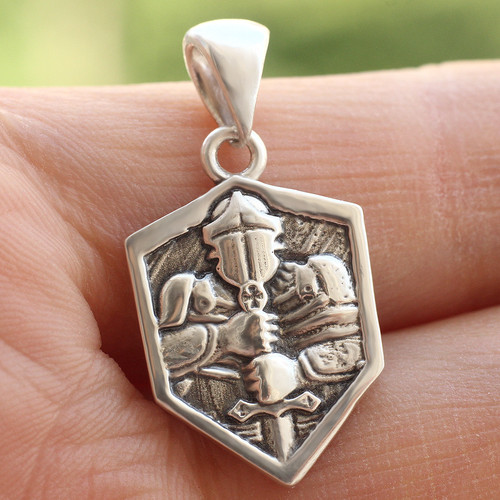 Knights templar crusader charm - templar,